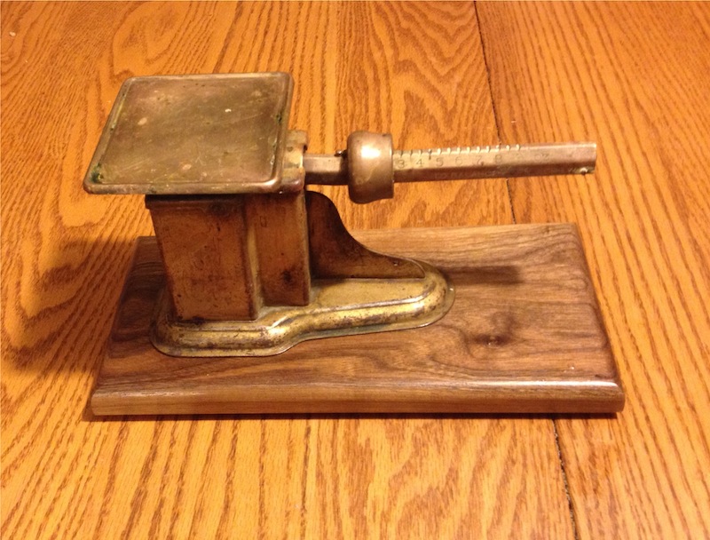 Lincoln Stamp Club, LINPEX 2014 Grand Award, U.S. Post Office Scale, circa 1930s.